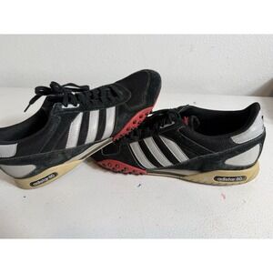 Adidas Adistar 80 Vintage style Size 10.5 Retro Black White Red sneakers shoes